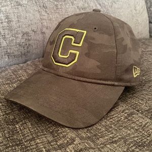 Cleveland Indians Memorial Day Black Hat/Cap